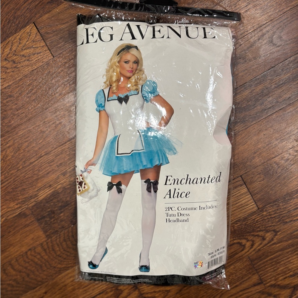 Leg Avenue Blue and White Alice Wonderland Costume
